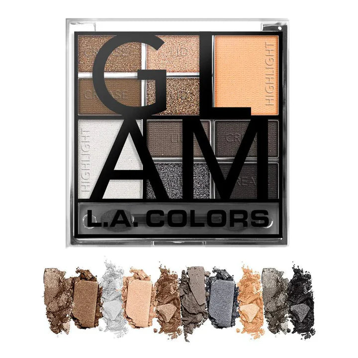 PALETA DE SOMBRAS Y ROSTRO DE ALTA PIGMENTACION - LA COLORS
