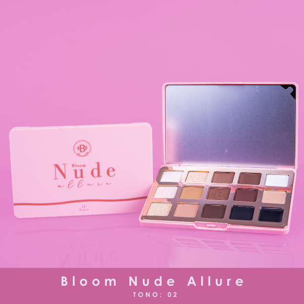 PALETA DE SOMBRA DE BLOOMSHELL " BLOOM NUDE "