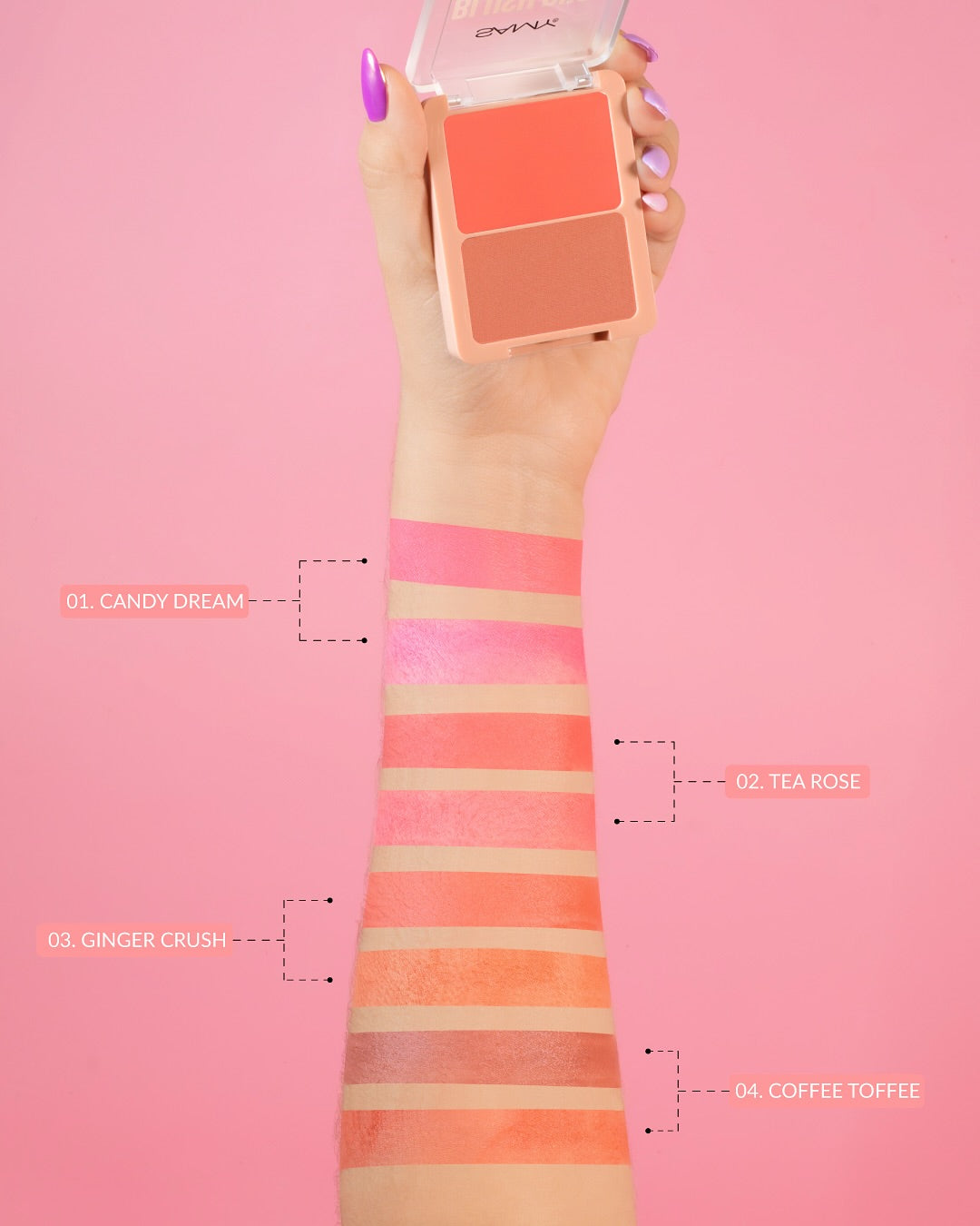 RUBOR 2 EN 1 SUNSET GLAM SAMY