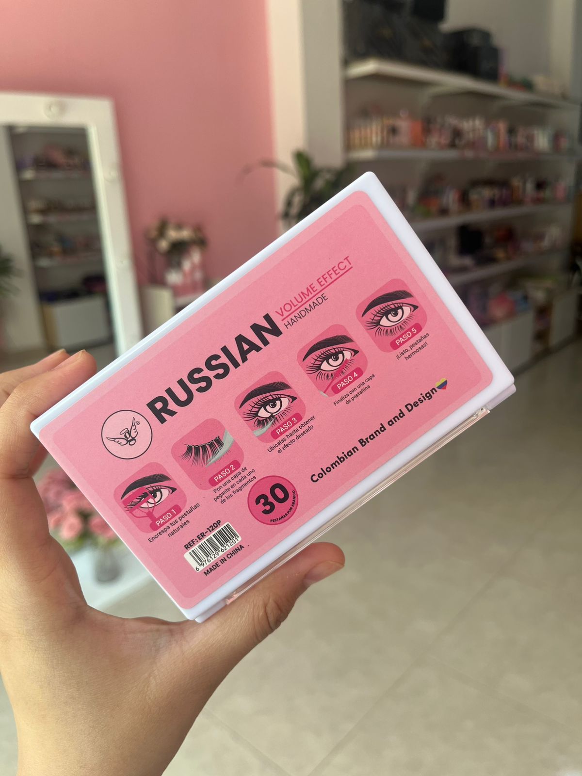 SET PESTAÑAS PUNTO A PUNTO VOLUMEN RUSO 30D ENGOL
