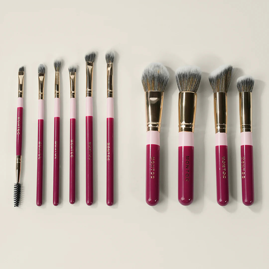 KIT DE BROCHAS FLUFFY X10 MONTOC