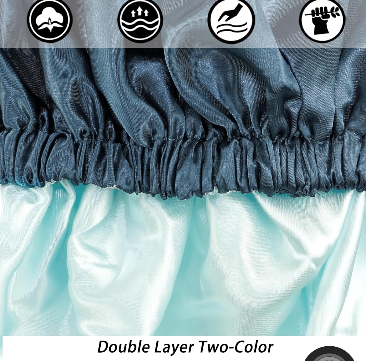 GORRO DE SATIN DOBLE FAZ PARA EL CABELLO