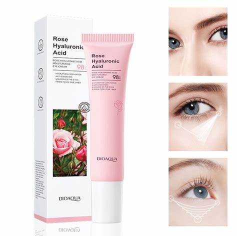CONTORNO DE OJOS ROSAS CON ACIDO HIALURONICO BIOAQUA