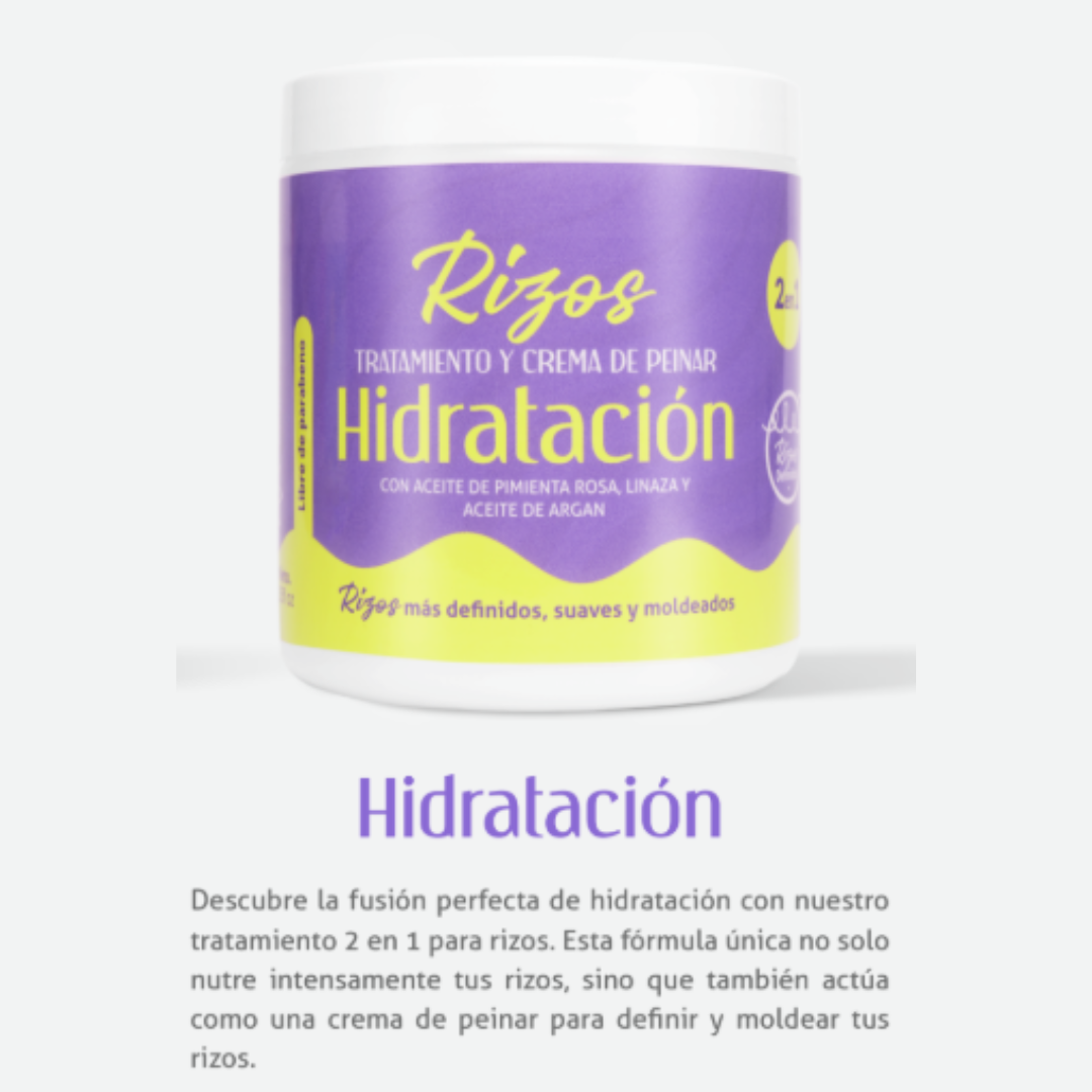 TRATAMIENTO Y CREMA DE PEINAR PARA RISOS DE KERASOLIS