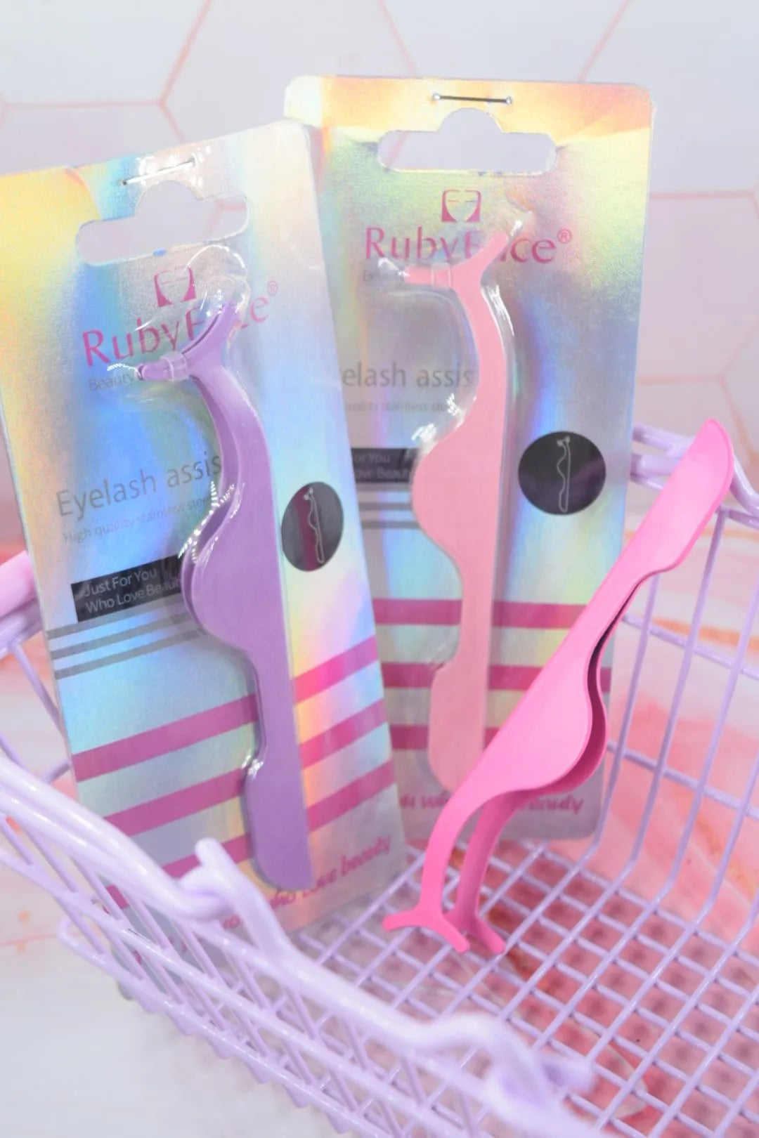 PINZA PESTAÑAS COMPLETAS RUBY FACE
