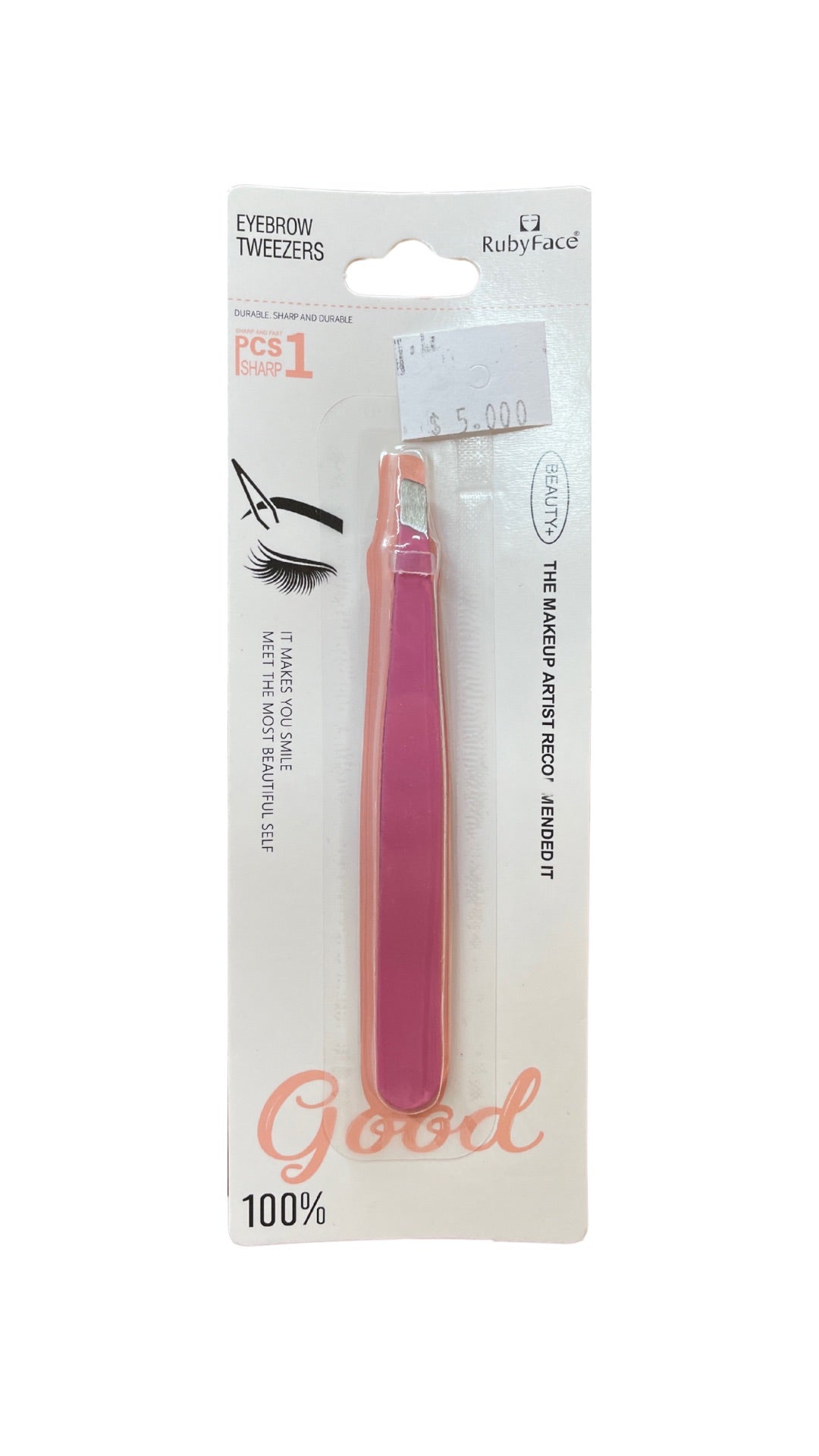 PINZA PARA DEPILAR RUBYFACE