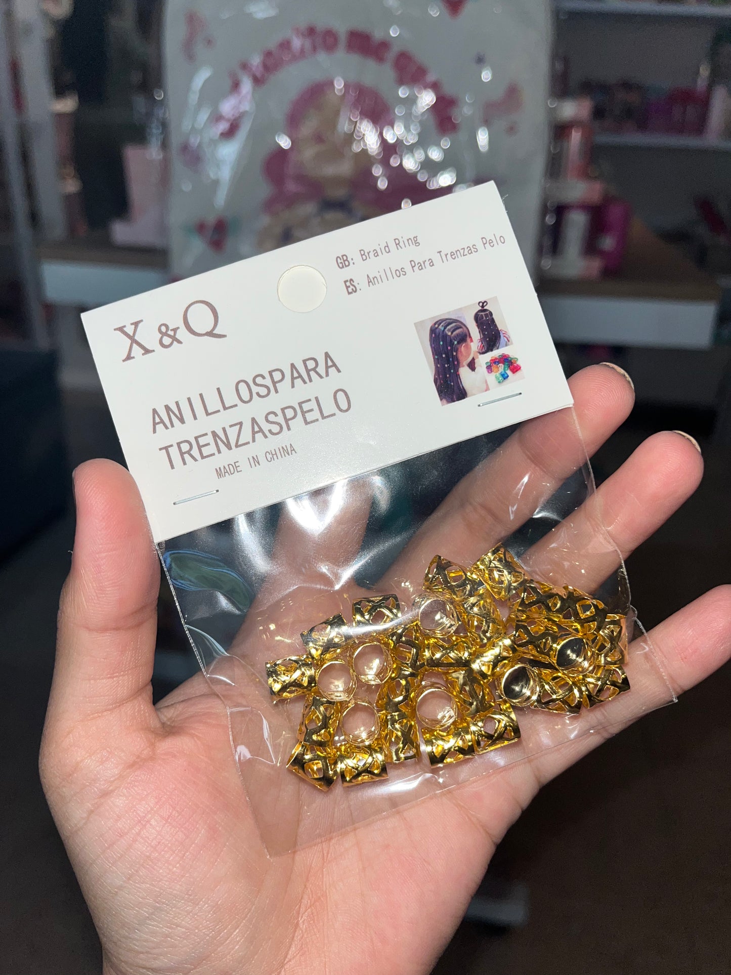 ANILLOS / PINES PARA EL CABELLO x30