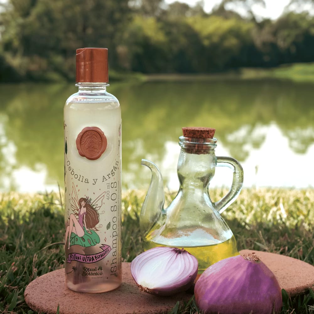 SHAMPOO SOS CEBOLLA Y ARGAN RITUAL BOTANICO