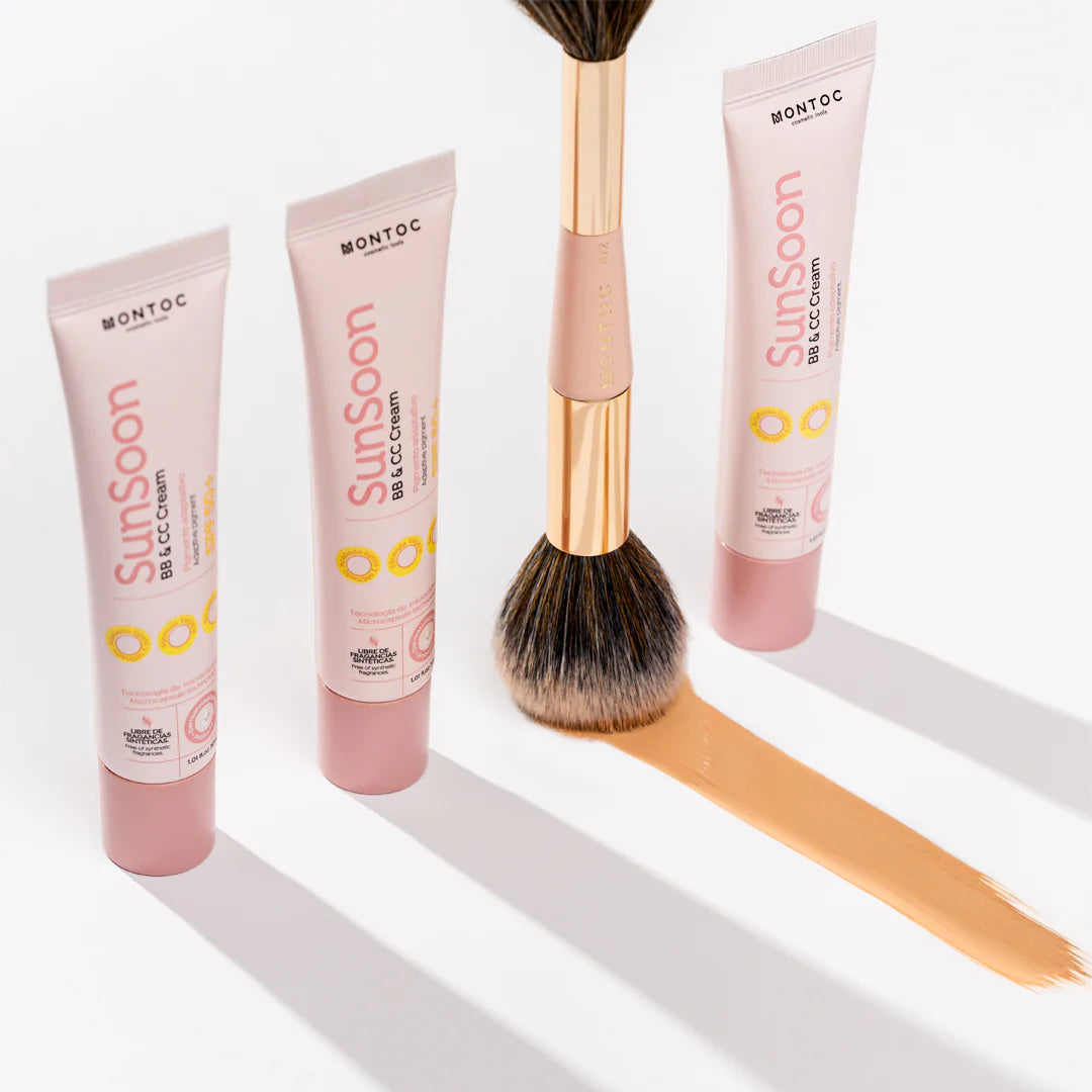 SUNSOON – BB & CC CREAM SPF 50+ CON PIGMENTO ADAPTATIVO MONTOC