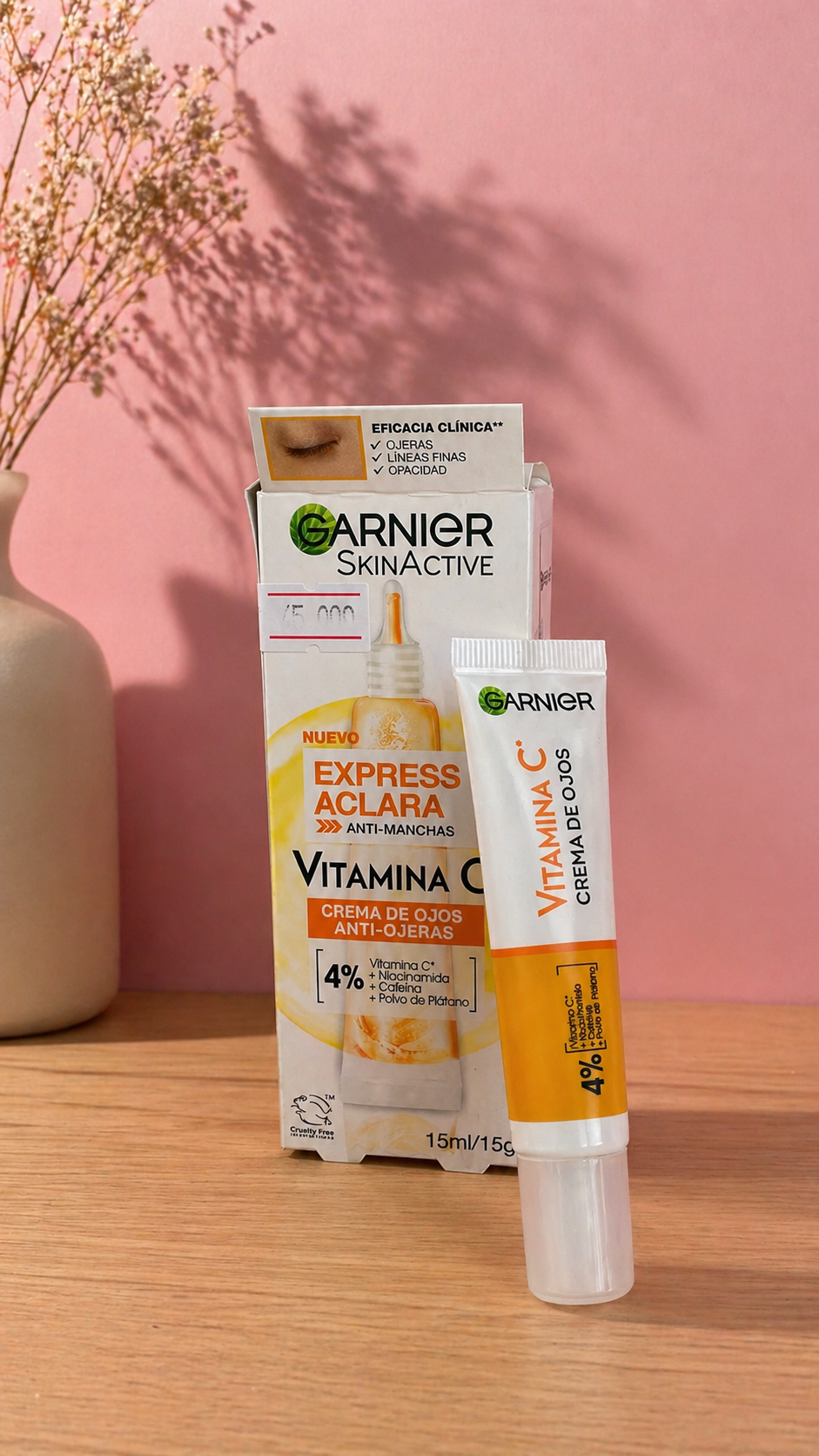 CONTORNO DE OJOS VITAMINA C EXPRESS ACLARA GARNIER