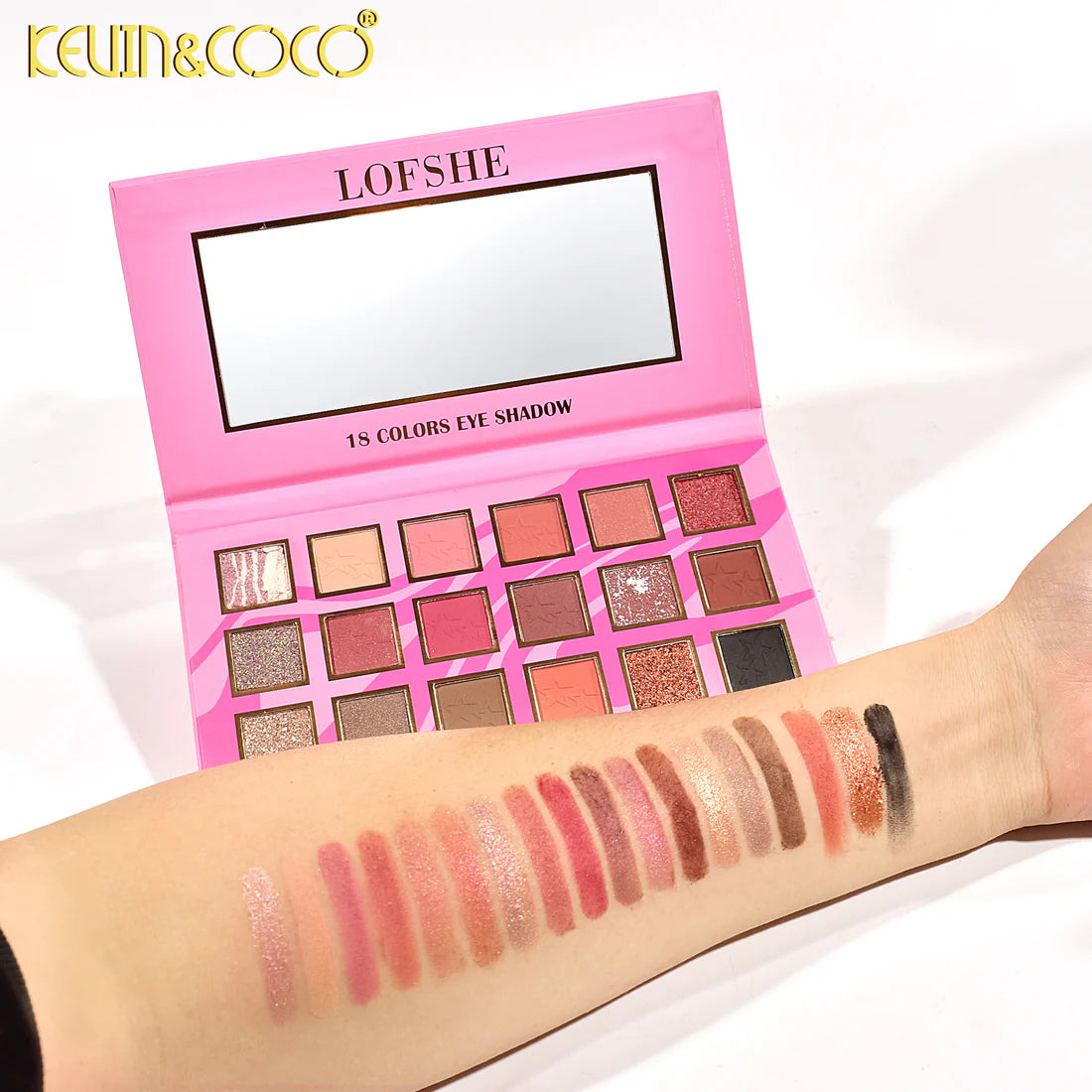 PALETA DE SOMBRAS LOVE YOURSELL x18 DE KEVIN Y COCO