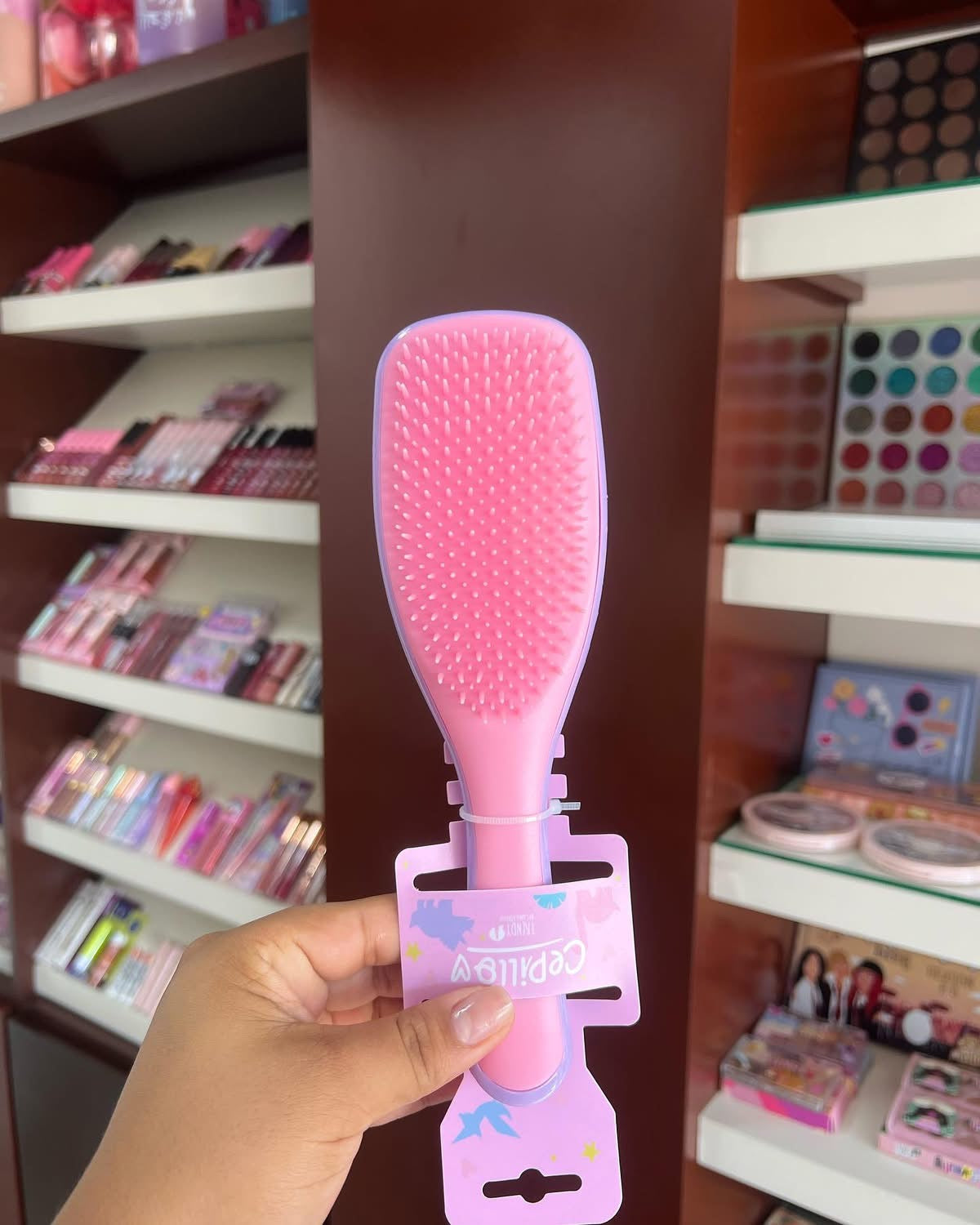 CEPILLO ANTIFRIZ ROSADO DE TRENDY