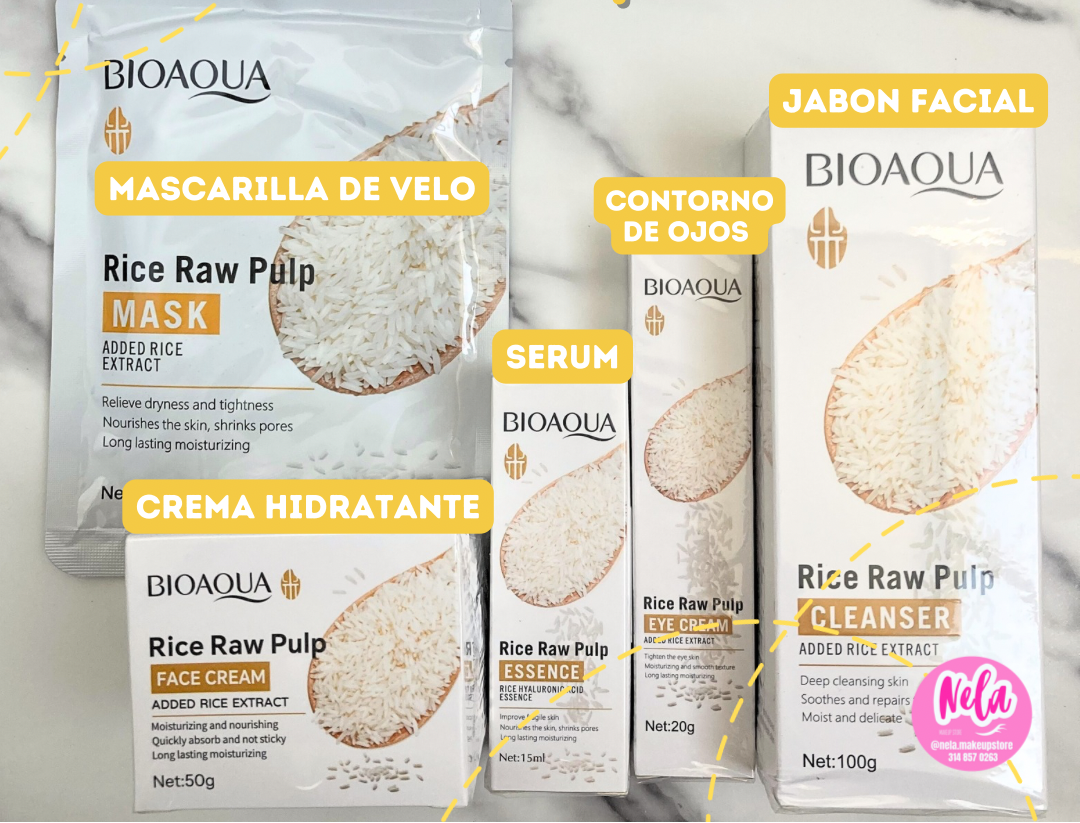 KIT X5 DE ARROZ BIOAQUA