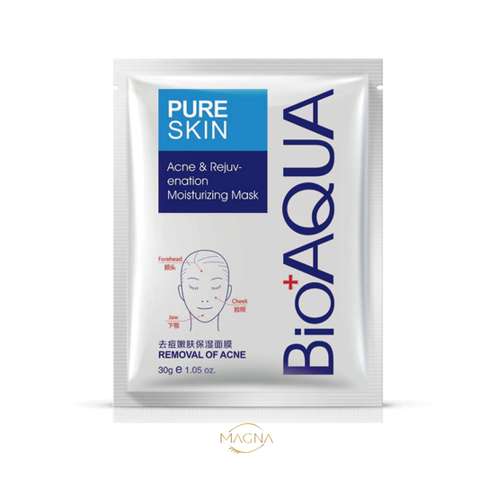 MASCARILLA DE VELO CONTRA EL ÁCNE PURE SKIN BIOAQUA