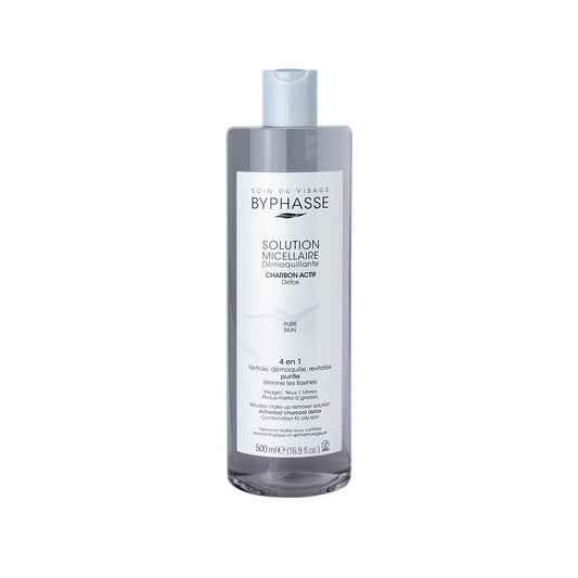 SOLUCIÓN MICELAR DESMAQUILLANTE CON CARBÓN ACTIVADO BYPHASSE