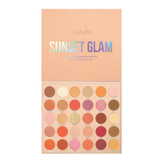 PALETA X 30 SOMBRAS SUNSET GLAM SAMY