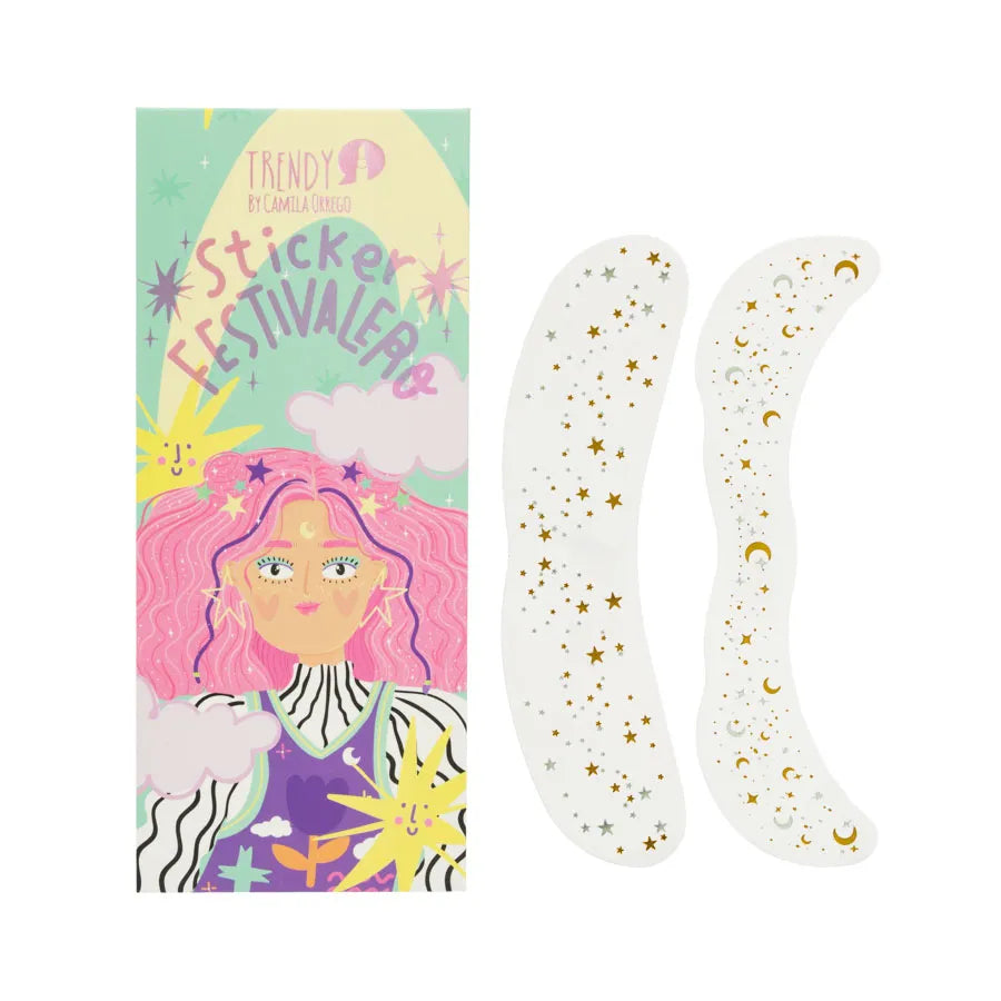 STICKER DE ROSTRO TRENDY
