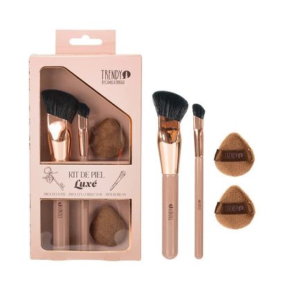 KIT DE BROCHAS PARA PIEL TRENDY