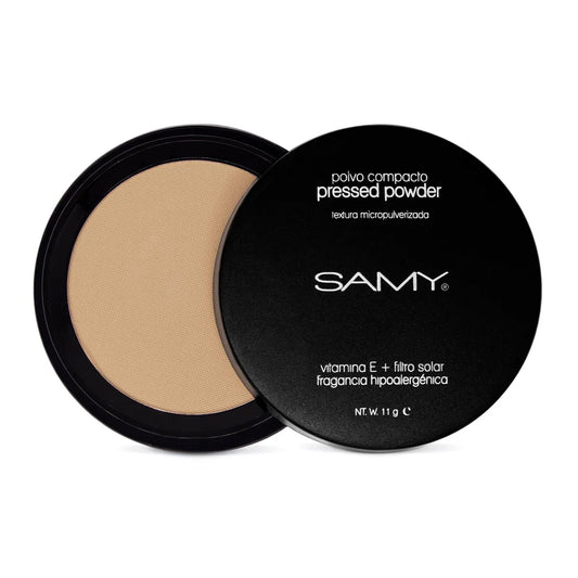 POLVO COMPACTO CON FILTRO SOLAR SAMY