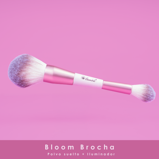 BROCHA DOBLE DE BLOOMSHELL POLVOS