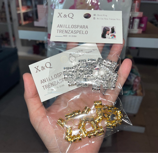 ANILLOS / PINES PARA EL CABELLO x30
