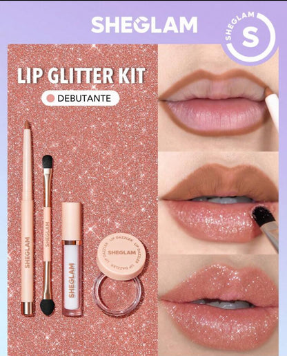 KIT DE GLITTER PARA LABIOS DE SHEGLAM