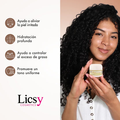 CREMA HIDRATANTE CON EXTRACTO DE ARROZ LICSY