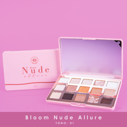 PALETA DE SOMBRA DE BLOOMSHELL " BLOOM NUDE "