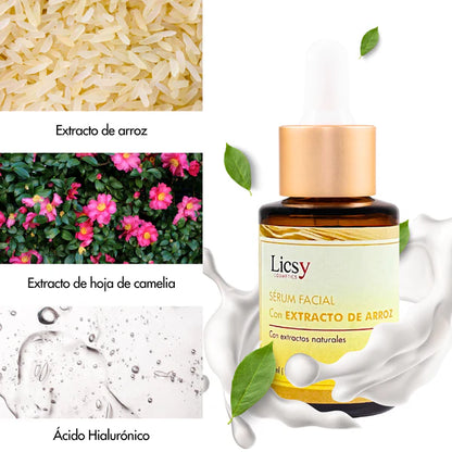SERUM HIDRATANTE CON EXTRACTO DE ARROZ LICSY