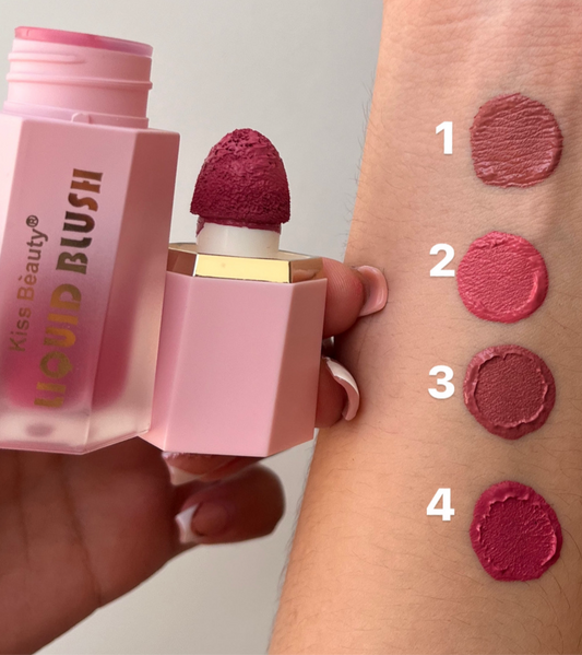 RUBOR LIQUIDO CON APLICADOR DE KISS BEAUTY