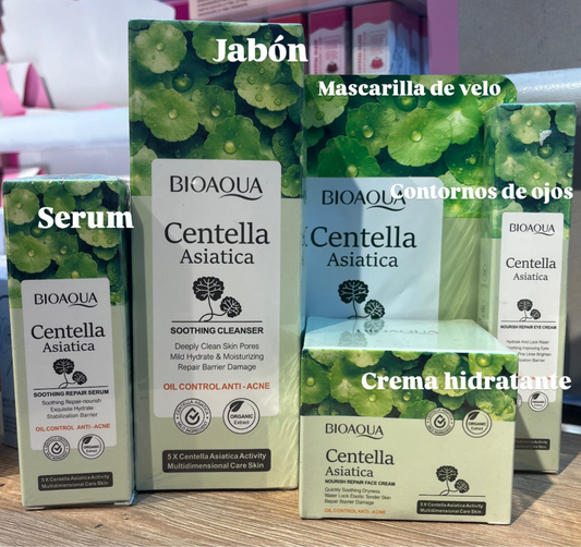 KIT X5 DE CENTELLA ASIATICA BIOAQUA