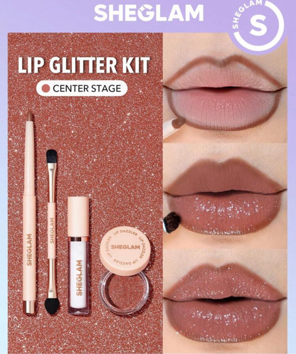 KIT DE GLITTER PARA LABIOS DE SHEGLAM