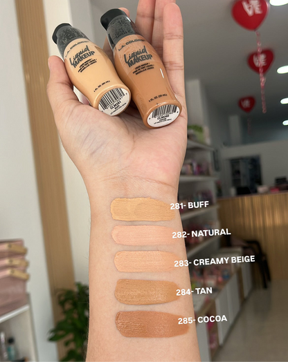 BASE LIQUID MAKEUP LA COLORS