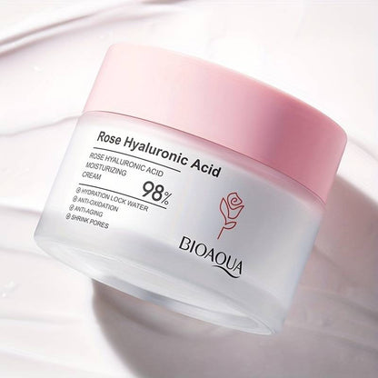 CREMA HIDRATANTE ROSAS CON ACIDO HIALURONICO BIOAQUA
