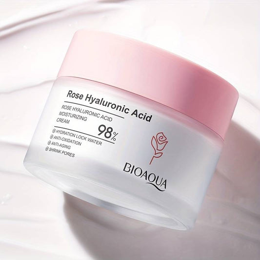 CREMA HIDRATANTE ROSAS CON ACIDO HIALURONICO BIOAQUA