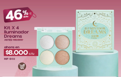 KIT DE ILUMINADOR DREAMS TRENDY