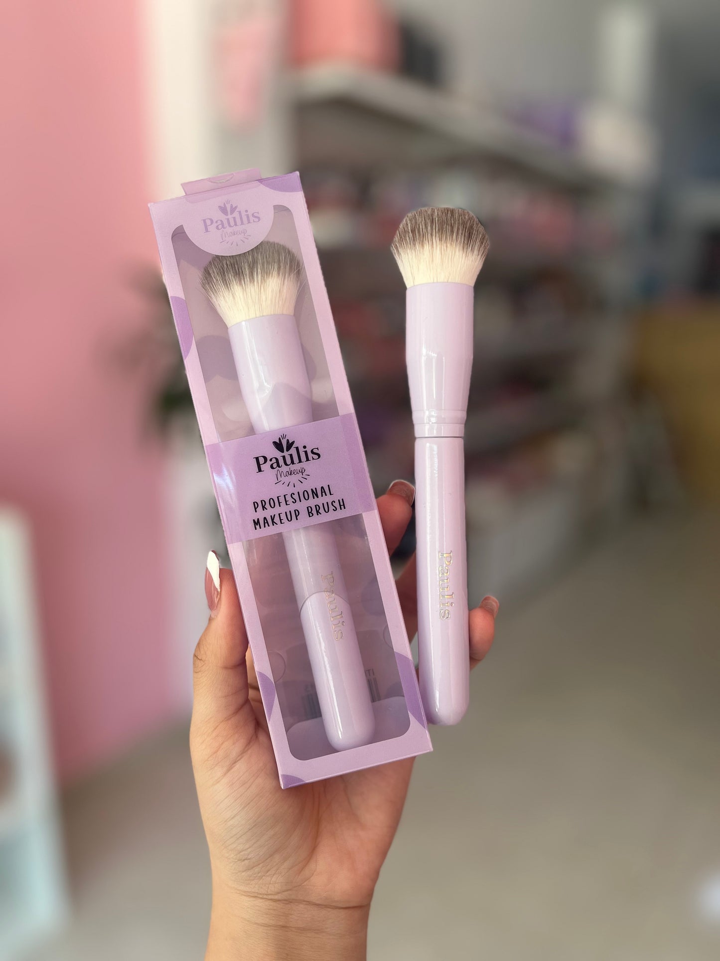 BROCHA PARA CORRECTOR LILA PAULIS