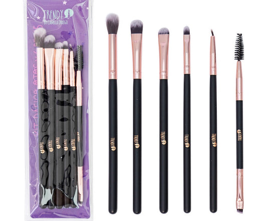 KIT DE BROCHAS OJOS X 6 TRENDY
