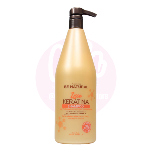 SHAMPOO BE NATURAL LISO KERATINA 1000ML