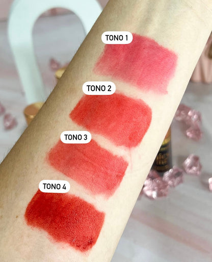 TINTA KISS BEAUTY TAPA DORADA