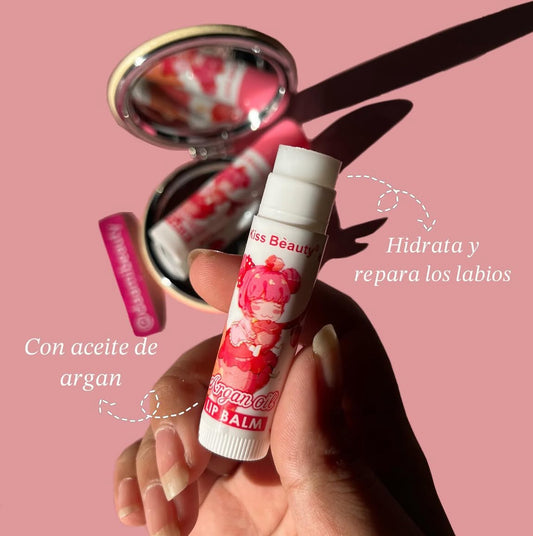 HIDRATANTE DE LABIOS CON ACITE DE ARGAN KISS BEAUTY