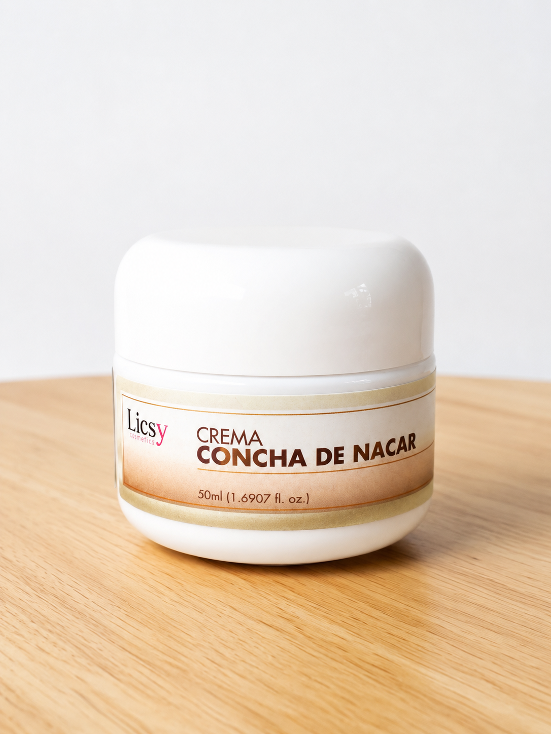 CREMA HIDRATANTE CONCHA DE NÁCAR LICSY