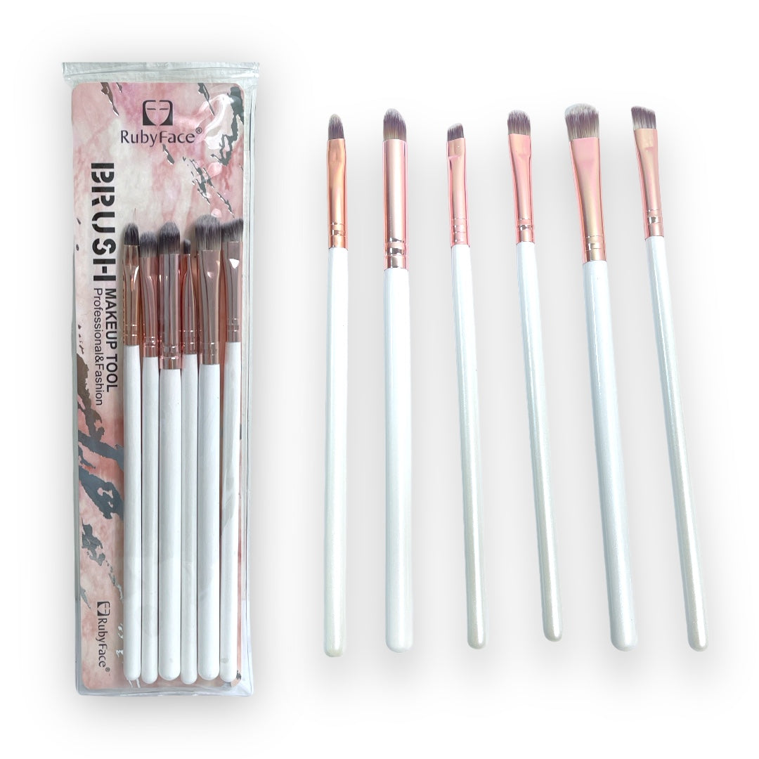 KIT BROCHAS PARA OJOS X6 RUBY FACE