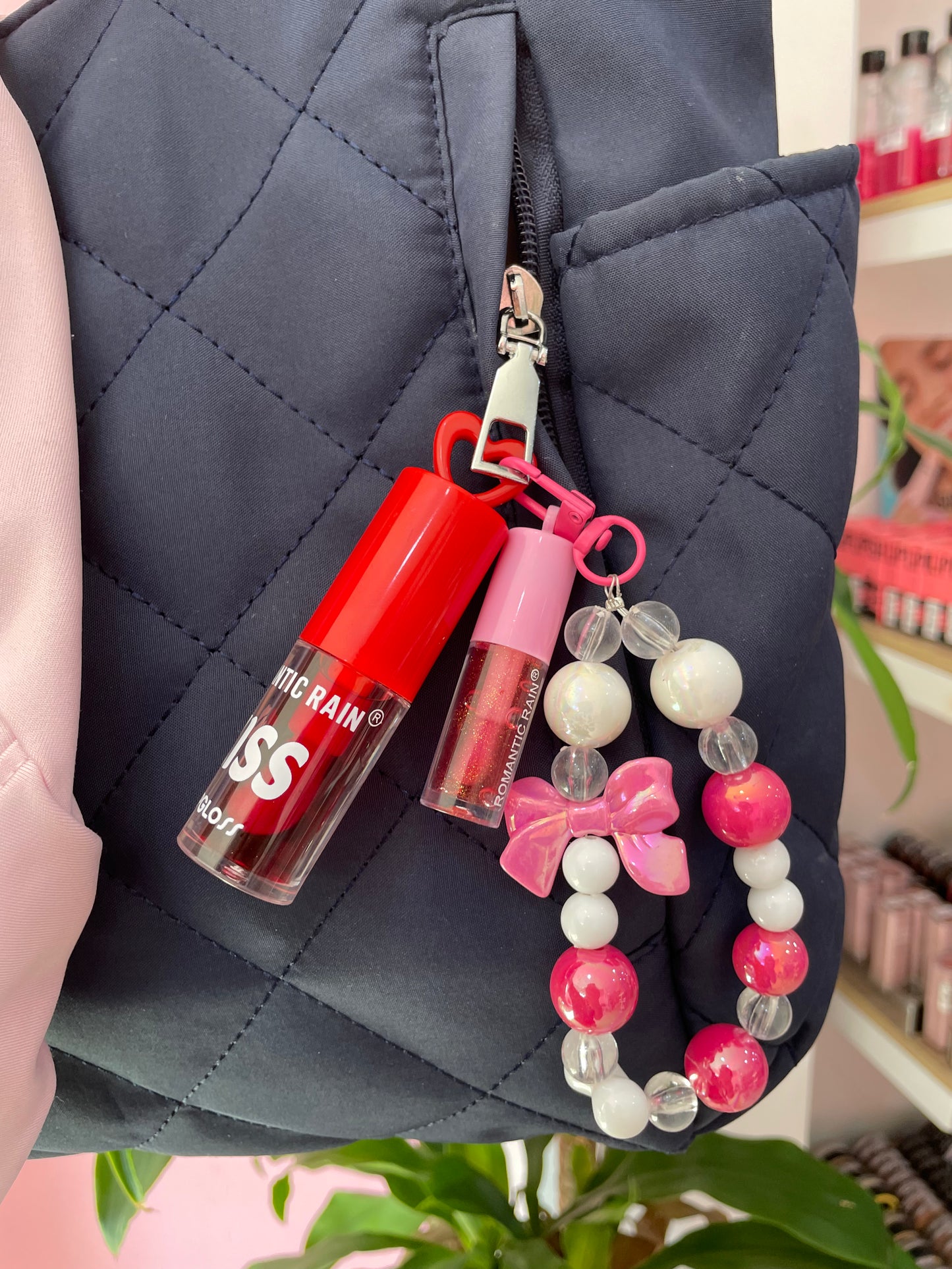 LLAVERO TINTA GRANDE GLOSS PEQUEÑO ROMANTIC RAIN