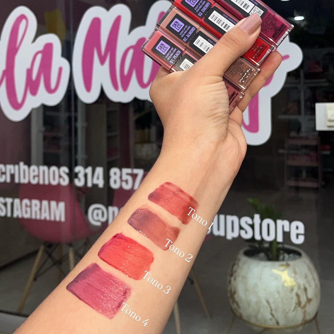 TINTA GLOSSY PARA LABIOS SAMY
