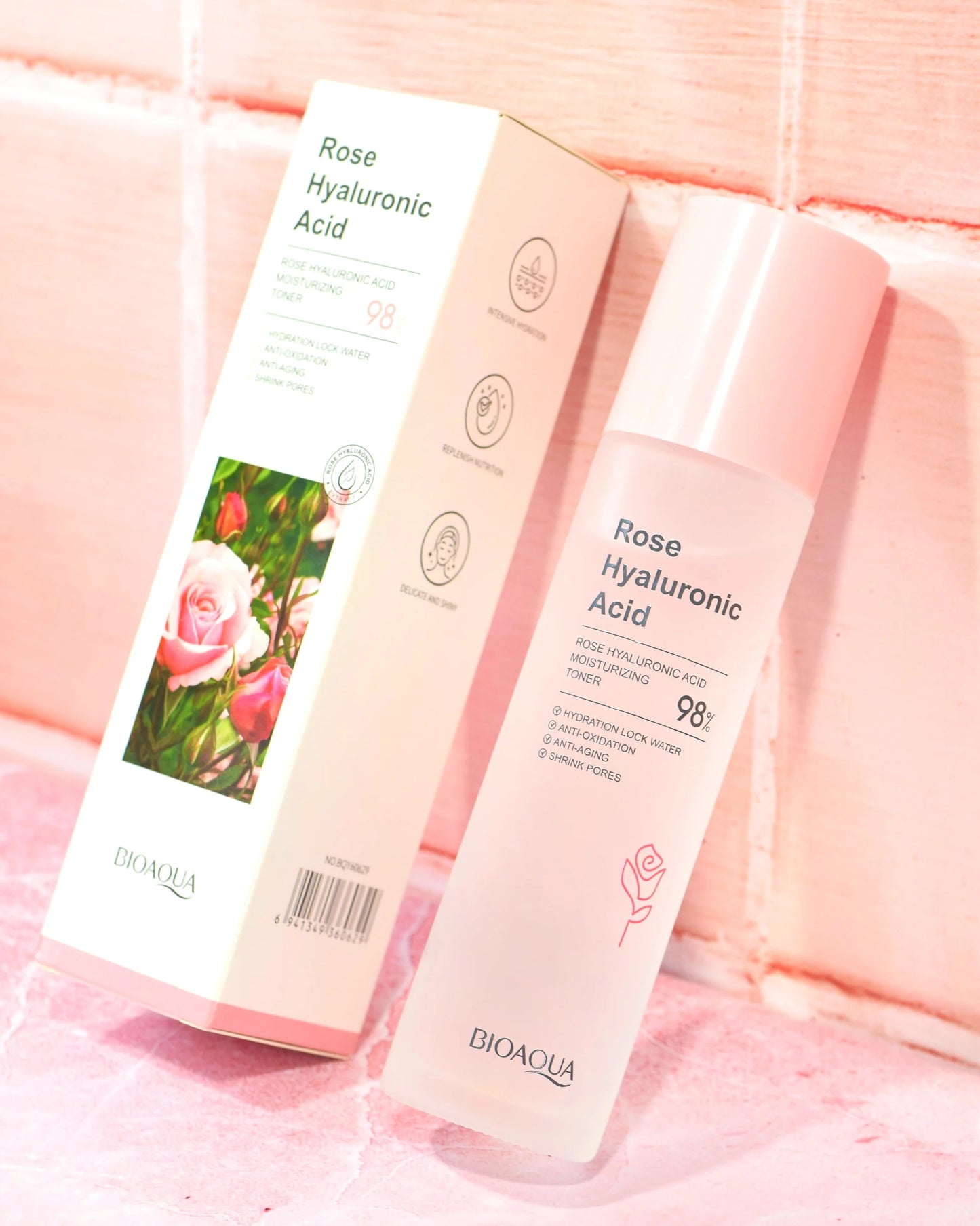 TONICO ROSAS CON ACIDO HIALURONICO BIOAQUA