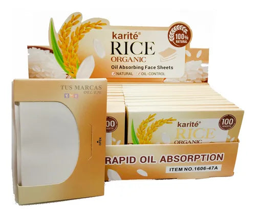PAPEL ABSORBENTE KARITE ARROZ