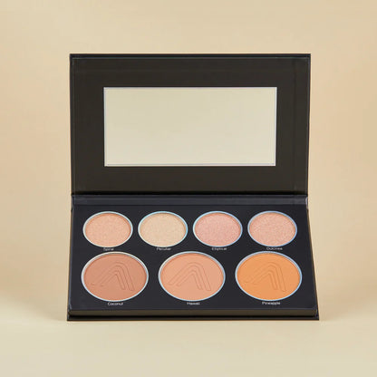 PALETA GLAM BLACK CONTORNO E ILUMINADOR ATENEA