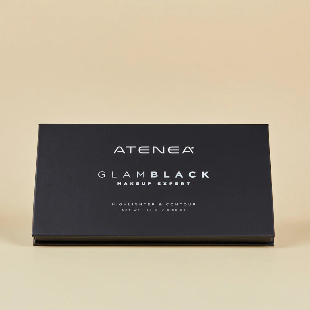 PALETA GLAM BLACK CONTORNO E ILUMINADOR ATENEA