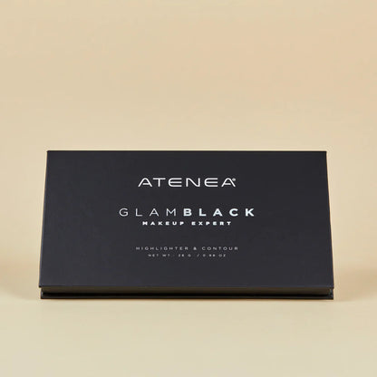 PALETA GLAM BLACK CONTORNO E ILUMINADOR ATENEA